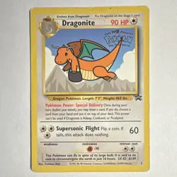 Pokemon TCG Dragonite 90HP Promo Stage 2 Wotc Promo 05/53 Regular 1999 English - Image 1