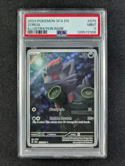 2024 Pokemon ZORUA #075/064 Shrouded Fable Illustration Rare English PSA 9 - Image 1