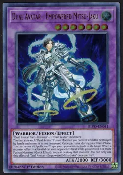 Yugioh Dual Avatar - Empowered Mitsu-Jaku BLVO-EN041 Ultra Rare 1st Ed - NM - Image 1