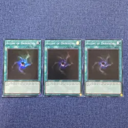Yugioh Allure of Darkness x3 Playset RA03-EN055 - Super Rare - 1st Edition - LP - Image 1