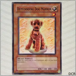 Outstanding Dog Marron - DCR-EN062 - Common Unlimited Yugioh - Image 1