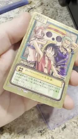 One Piece Trading Card Game | BP-W01 Gold card BANDAI Vintage RARE Promo - Image 2