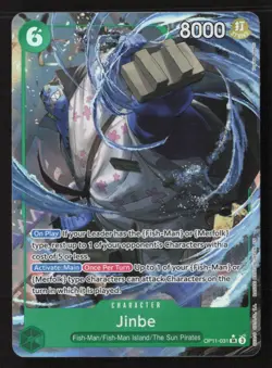 Jinbe (031) (Alternate Art) SR OP11-031 NM - One Piece TCG - Image 1