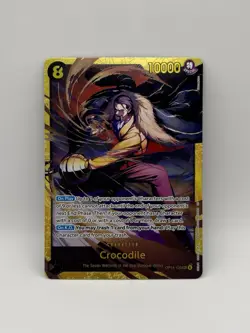 One Piece TCG English OP14-120 Crocodile SEC Foil NM - Image 1