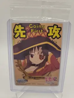 Weiss Schwarz Konosuba Re:Edit Megumin Going First Turn Marker | Factory Sealed - Image 1