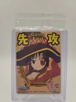 Weiss Schwarz Konosuba Re:Edit Megumin Going First Turn Marker | Factory Sealed - Image 2