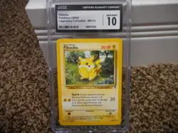 Pikachu Legendary Collection cgc 10 GEM MINT 86/110 Pikachu psa card 2002 ccg tc - Image 1