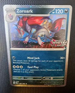 Zoroark (White Flare Stamped) 062/086 Pokemon Cosmos Holo Promo Card NM/LP - Image 1