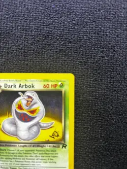 2000 DARK ARBOK W Stamped Pokemon Card Promo - Team Rocket 19/82 WOTC Rare - Image 3