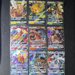 Pokemon TCG GX Holo Lot 9 Cards 🔥 ALL NM - Image 1