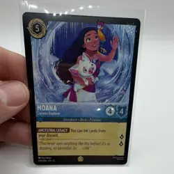 Disney Moana-Curious Explorer 155/204 Character Regular EN Lorcana TCG Card - Image 1
