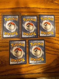 Pokemon Card Lot 5 English IR ex full art mint Crustle Ho Oh Etc - Image 2