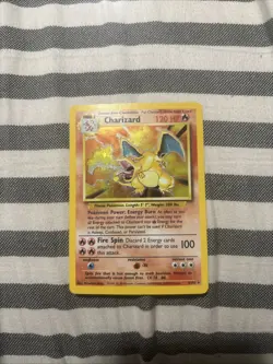 Charizard 4/102 Base Set 1999 Holo Rare Pokemon TCG Card - Image 1