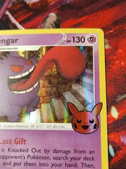 Gengar 057/198 Rare Holo Card Trick or Trade BOOster Pokemon TCG - Image 3