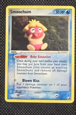Pokemon TCG Unseen Forces 2005 Smoochum Non-Holo Card #31/115 - Image 1