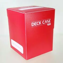 2 ULTIMATE GUARD DECK CASES 100+ Sleeved Card Storage Box Ruby Red Standard Size - Image 3