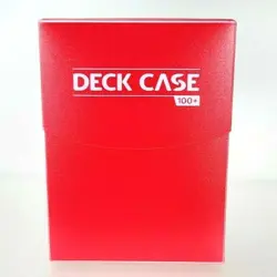 2 ULTIMATE GUARD DECK CASES 100+ Sleeved Card Storage Box Ruby Red Standard Size - Image 5