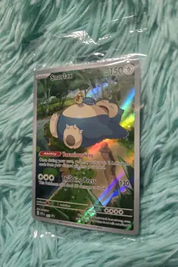 Pokemon Snorlax 051 SV Promo Holo English Scarlet & Violet 151 Card *NM+* SEALED - Image 5