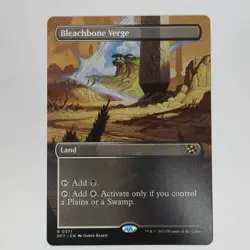 Magic: The Gathering Bleachbone Verge Rare Land Regular DFT 371 English - Image 1