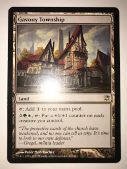 Gavony Township Innistrad Land Rare MTG LP - Image 1