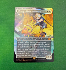 Cloud, Midgar Mercenary (Borderless) (Chocobo Track Foil) Final Fantasy Foil - Image 1