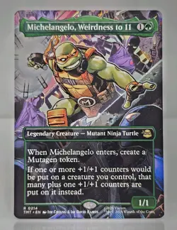 Michelangelo, Weirdness to 11 (Borderless) Teenage Mutant Ninja Turtles Regular - Image 1