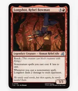 Longshot, Rebel Bowman MTG Magic: The Gathering Avatar: The Last Airbender NM - Image 1