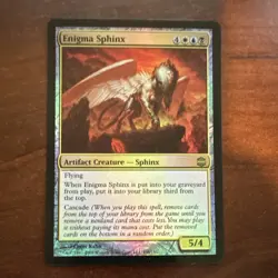 Wizards Magic: The Gathering Enigma Sphinx Alara Reborn Artifact Rare English - Image 1