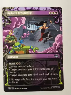 Karai's Technique (Showcase) U Teenage Mutant Ninja Turtles 244 NM - Image 1