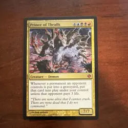 Wizards Prince of Thralls Mythic Creature Demon Shards of Alara Red - Image 1