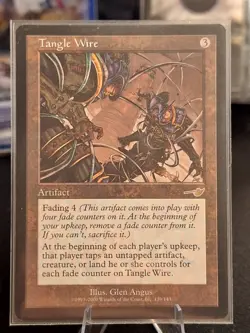 Tangle Wire Nemesis Rare Magic the Gathering, Discount on Multiple - Image 1