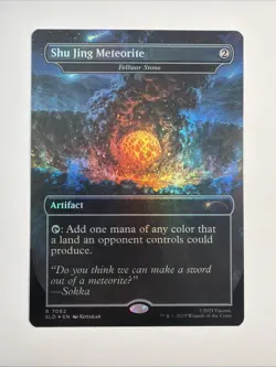 Shu Jing Meteorite - Fellwar Stone (Rainbow Foil) Secret Lair Drop Foil - Image 1