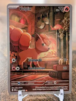 Pokemon Mega Evolution - MEG - Vulpix 138/132 IR Illustration Rare - NM - Image 1
