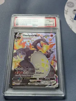 Charizard VMAX SV107 PSA 9 🔥 Shining Fates Shiny Charizard Pokemon Card - Image 2