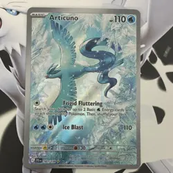 Pokemon Articuno Illustration Rare Full Art Holo 161/159 Journey Together 2025 - Image 1