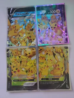 Pikachu V Union [Set Of 4] SWSH139 SWSH140 SWSH141 SWSH142 Pokemon Card VLP - Image 1