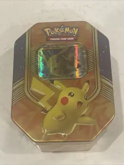 Pokemon Pikachu EX Collector Tin 2016 Battle Heart Card NOT Removed MAYBE PSA 10 - Image 1