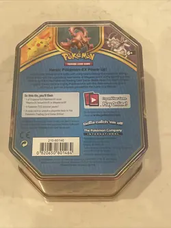Pokemon Pikachu EX Collector Tin 2016 Battle Heart Card NOT Removed MAYBE PSA 10 - Image 2