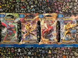 2016 Pokemon XY BREAKpoint - Sleeved Booster Pack (x1) Factory Sealed Random Art - Image 1