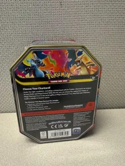 Sealed Pokemon TCG Mega Charizard Y ex Tin 4 Booster Packs & Charizard Promo - Image 3