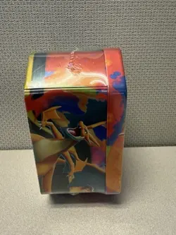 Sealed Pokemon TCG Mega Charizard Y ex Tin 4 Booster Packs & Charizard Promo - Image 4