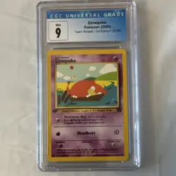 Pokemon TCG Slowpoke Team Rocket 1st Edition 67/82 Regular Basic 50 HP - Image 1