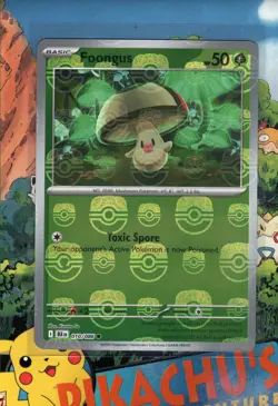 Pokemon TCG Foongus (Master Ball Pattern) 010/086 Sv: Black Bolt Holo NM/M - Image 1