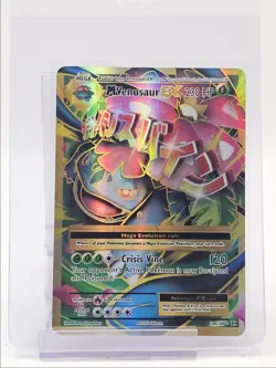 M VENUSAUR EX 2016 POKEMON XY SERIES EVOLUTIONS ULTRA RARE 100/108 Q6482 - Image 1