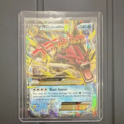Pokemon M Gyarados EX 27/122 Breakpoint Ultra Rare Full Art Holo Mega 240 HP - Image 1