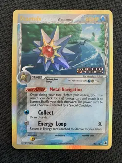 Pokemon TCG Starmie Ex Delta Species 15/113 Reverse Holo - Image 1
