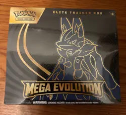Pokemon Mega Evolution Elite Trainer Box Lucario ETB - Factory Sealed - Image 1