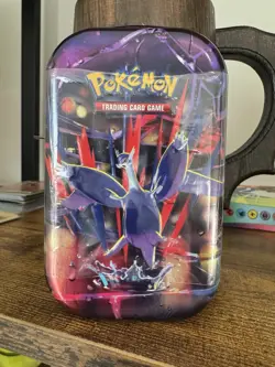 Pokemon Mega Heroes Tin Pokemon NEW / Factory Sealed Contains 2 Booster Packs - Image 1