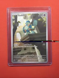 2025 Pokemon Black Bolt Golett Illustration Rare #122/086 - Image 1
