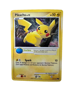 Pokemon TCG Pikachu 9/17 2007 Pop Series 6 Holo Promo with Pop Berry - Image 1